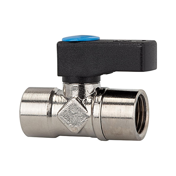 Mini ball valve, Rotating handle, G/R 1/4 IT/ET