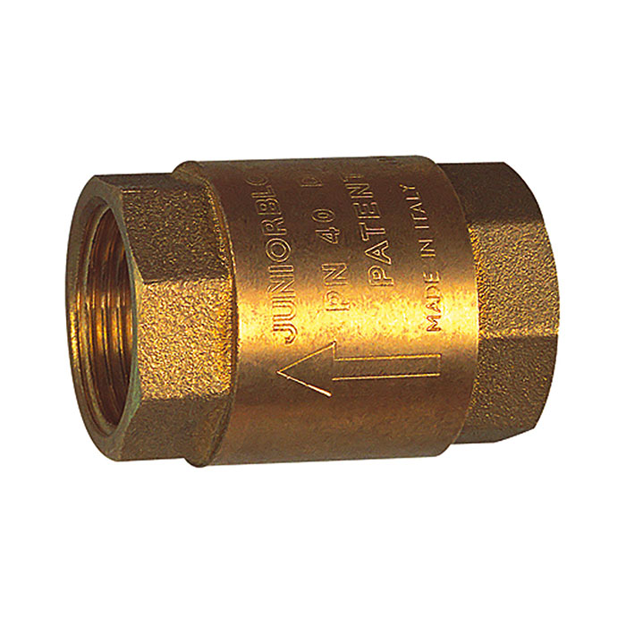 Check valve, reduced passage, G 1, 20 mbar