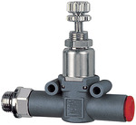 Pressure regulator »lineonline«, G 1/8 (inlet), hose Ø 8 (outlet)