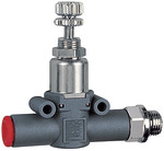 Pressure regulator »lineonline«, G 1/8 (outlet), hose Ø 6 (inlet)