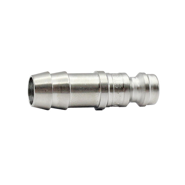 Plug-in connector for I.D. 5, St. steel 1.4305, Sleeve I.D. 8