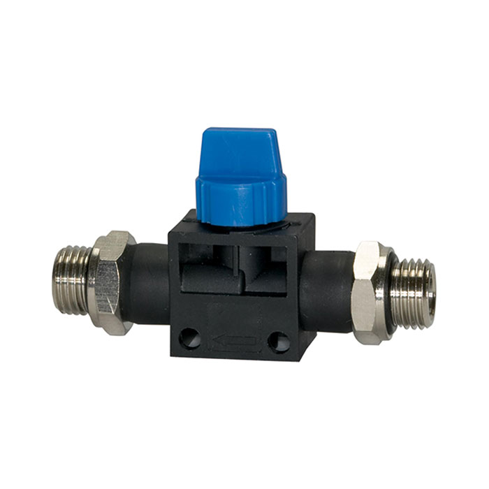 Blocking valve »Blue Series«, G 1/2 o., G 3/8 o.