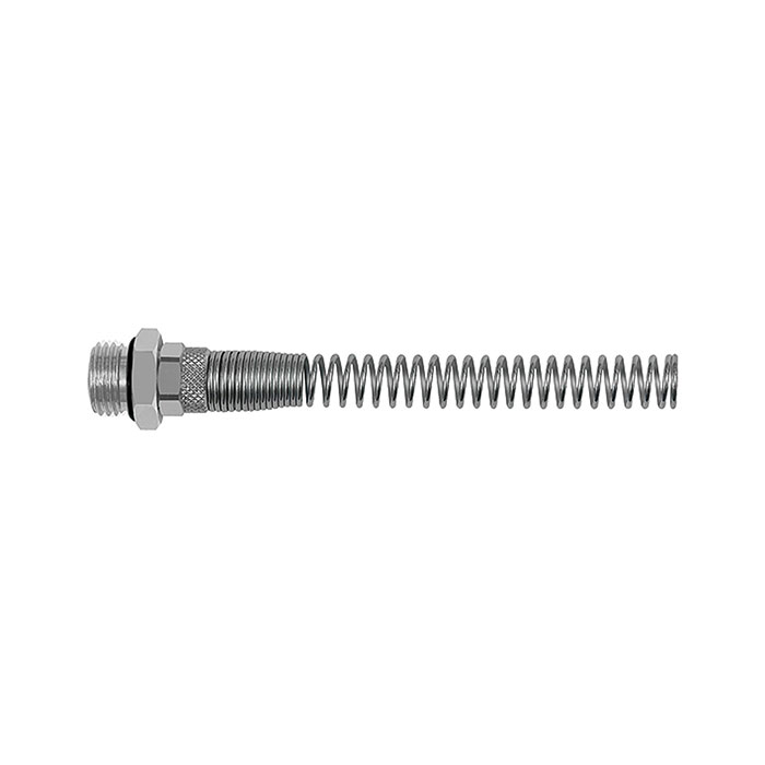 Straight screw-in fitting, Kink protection spring, G 1/2 o.