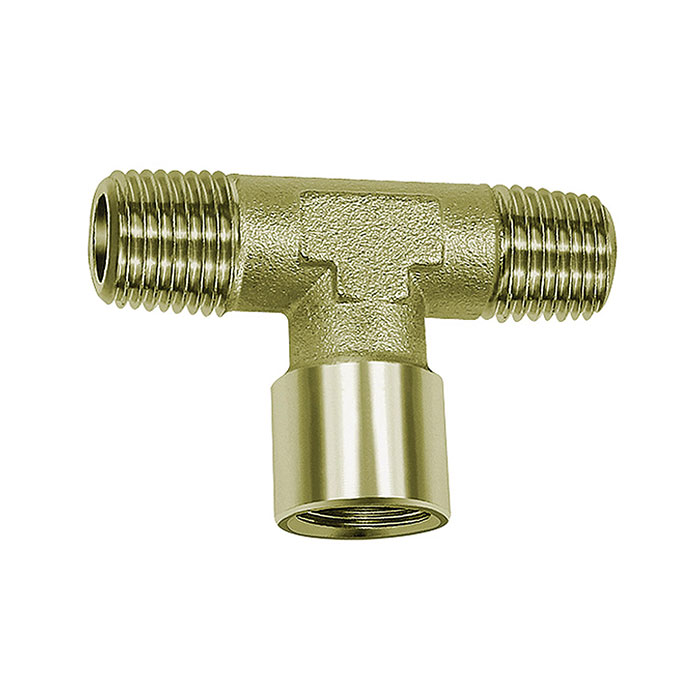 T-piece, exterior/interior/exterior, G/R 3/4, nickel-plated brass