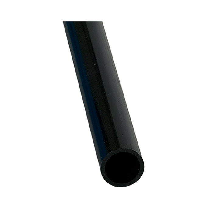 Plastic pipe, PA 12, black, Pipe Ø 22x18, Length 3 m