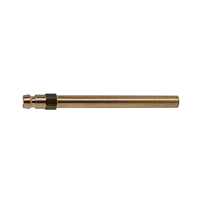 Plug nipple pipe DN 5, Brass 2.0401, Pipe exterior Ø 8 mm, AF 9