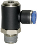 Push-in L-fitting »Blue Series«, rotating, R 3/8 o.