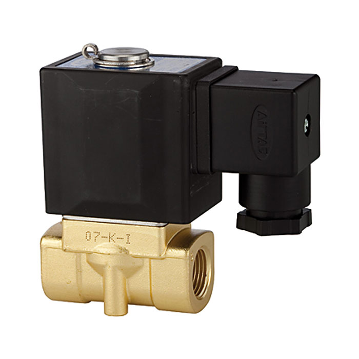 2/2-way solenoid valve NC, directly operated, 24 V DC, G 1/8