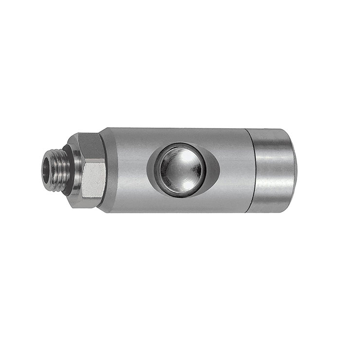 Pushbutton safety coupling I.D. 5.5, rotating, Alu, G 1/2 ET