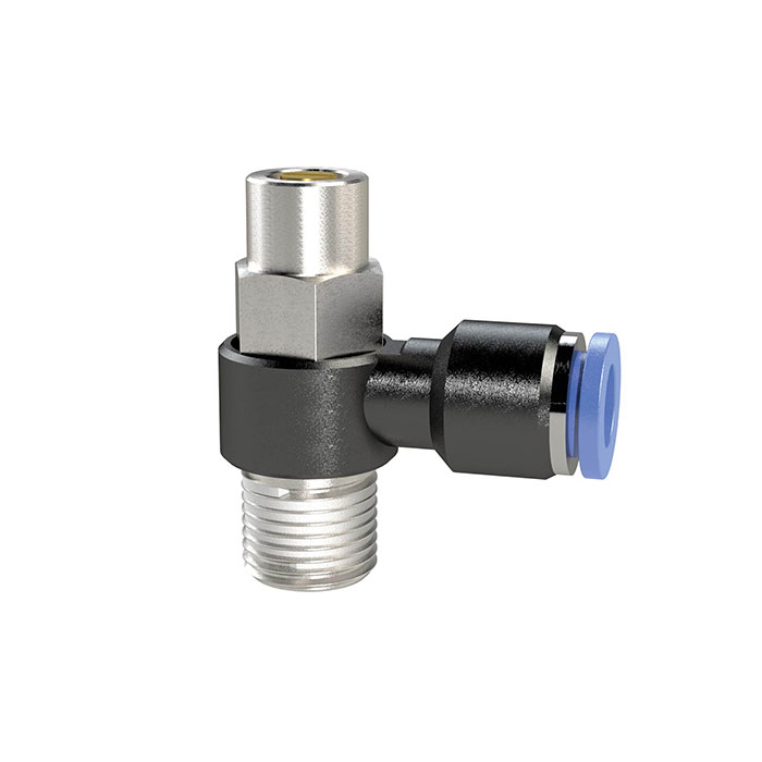 Throttle check valve »Blue Series«, Discharge throttle, R 1/4 o.