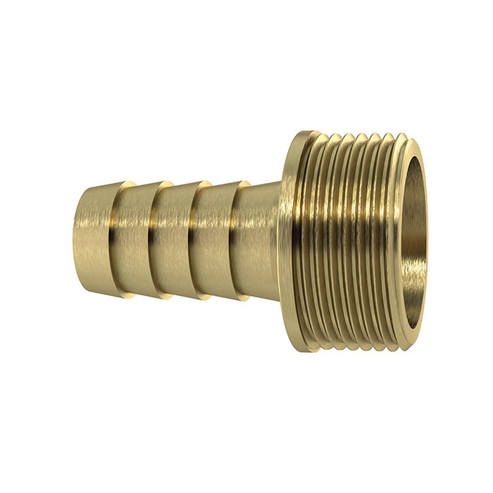 1/3 Tube fitting G1/2x10 taper seat, with collar, CH type, Brass