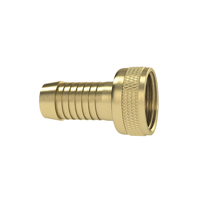 2/3 Tube fitting G1/2x13 knurled nut taper seat heavy-duty Brass