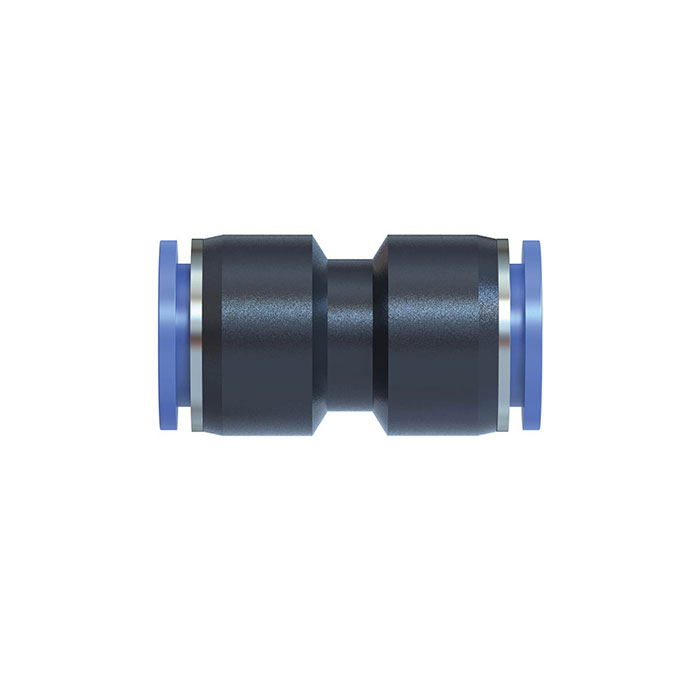 Straight push-in connector »Blue Series«, for hose exterior Ø 16